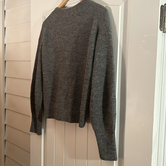 Quince Baby Alpaca-Wool Cropped Cardigan - Picture 6 of 6